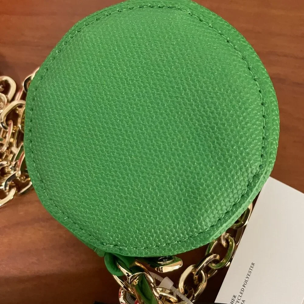 KATE SPADE x TARGET Stripe‎ Mini Crossbody Bag Green & White WOC